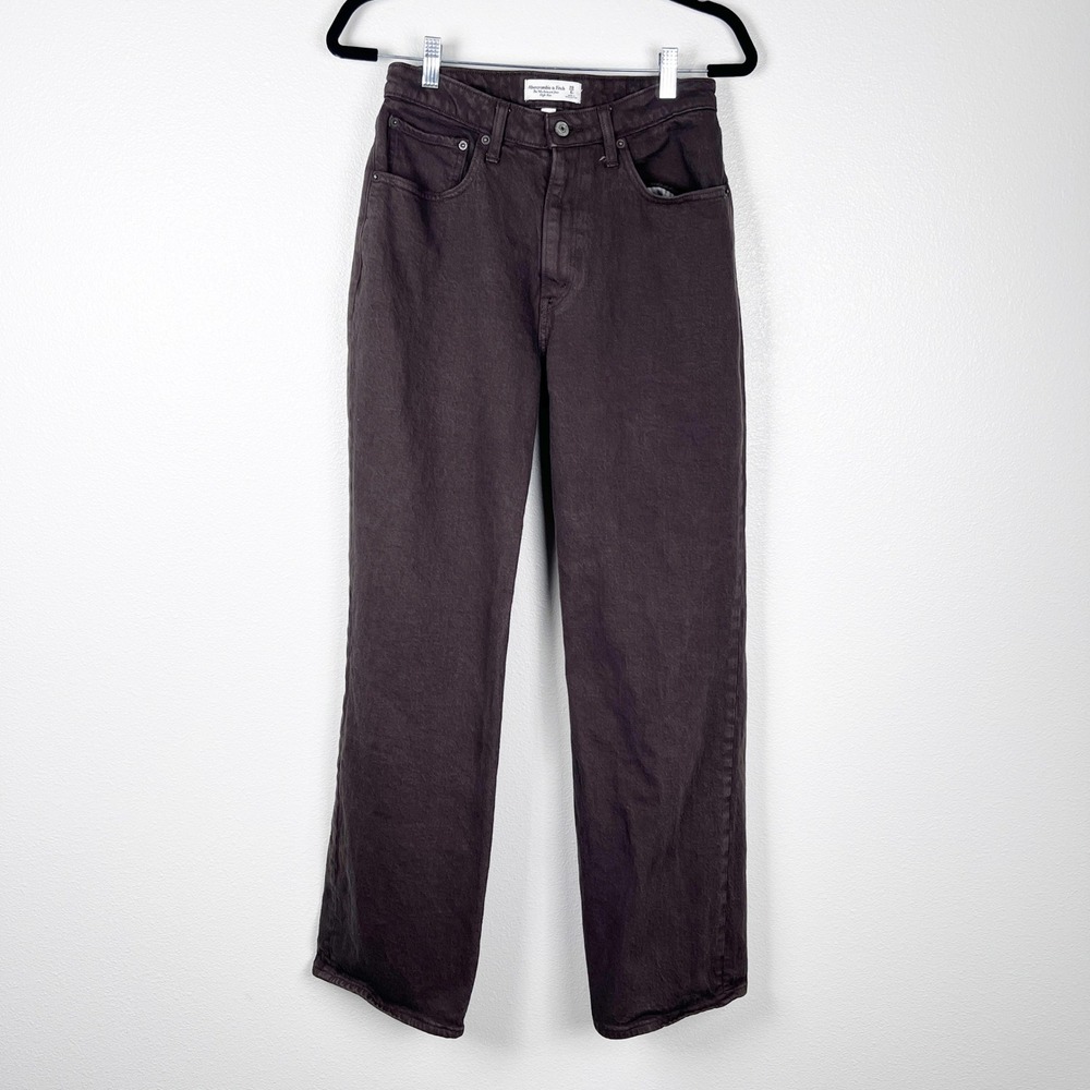 Abercrombie & Fitch Women's Curve Love 90s Relaxed Jean High Rise Sz 6R